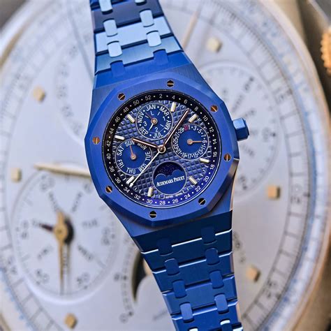 audemars piguet royal oak perpetual calendar blue ceramic